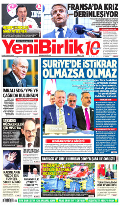 Yeni Birlik Gazetesi | 8 Ekim 2025