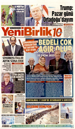 Yeni Birlik Gazetesi | 11 Ekim 2025
