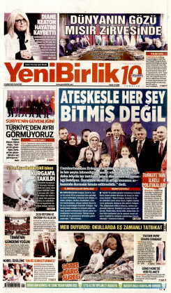 Yeni Birlik Gazetesi | 13 Ekim 2025