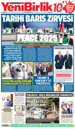 Yeni Birlik Gazetesi | 14 Ekim 2025