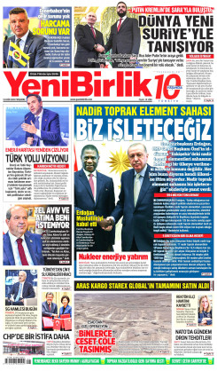 Yeni Birlik Gazetesi | 16 Ekim 2025