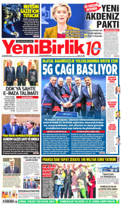 Yeni Birlik Gazetesi | 17 Ekim 2025