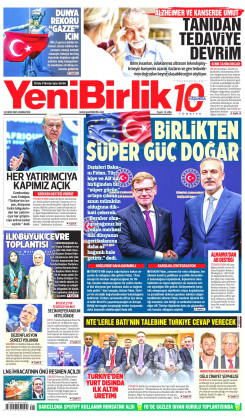 Yeni Birlik Gazetesi | 18 Ekim 2025