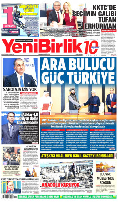 Yeni Birlik Gazetesi | 20 Ekim 2025