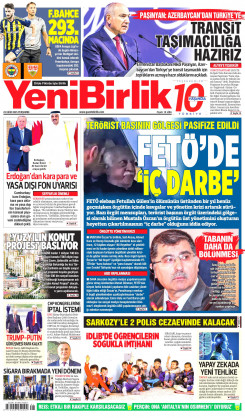 Yeni Birlik Gazetesi | 23 Ekim 2025