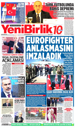 Yeni Birlik Gazetesi | 28 Ekim 2025