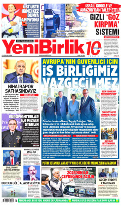 Yeni Birlik Gazetesi | 31 Ekim 2025