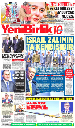 Yeni Birlik Gazetesi | 1 Kasım 2025