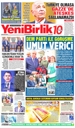 Yeni Birlik Gazetesi | 2 Kasım 2025