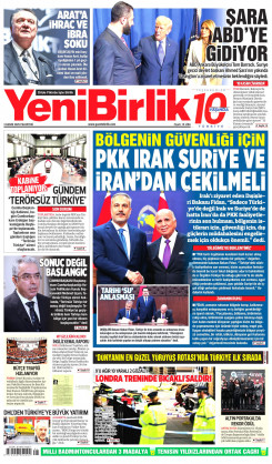 Yeni Birlik Gazetesi | 3 Kasım 2025
