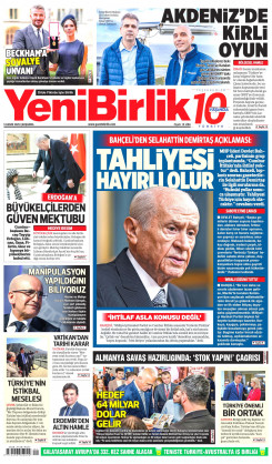Yeni Birlik Gazetesi | 5 Kasım 2025