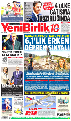 Yeni Birlik Gazetesi | 7 Kasım 2025
