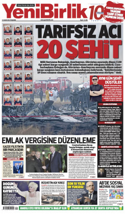 Yeni Birlik Gazetesi | 13 Kasım 2025