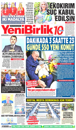 Yeni Birlik Gazetesi | 16 Kasım 2025