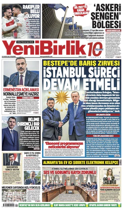 Yeni Birlik Gazetesi | 20 Kasım 2025