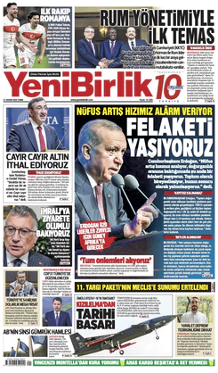 Yeni Birlik Gazetesi | 21 Kasım 2025
