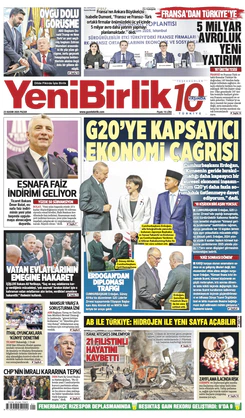 Yeni Birlik Gazetesi | 23 Kasım 2025