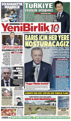 Yeni Birlik Gazetesi | 24 Kasım 2025
