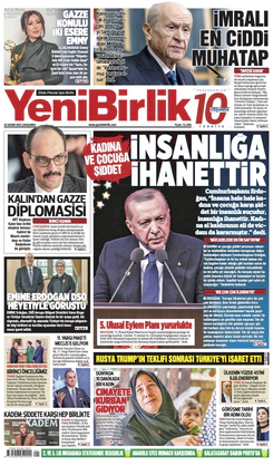 Yeni Birlik Gazetesi | 26 Kasım 2025