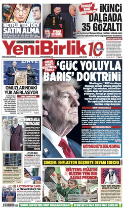 Yeni Birlik Gazetesi | 6 Aralık 2025