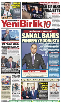 Yeni Birlik Gazetesi | 10 Aralık 2025