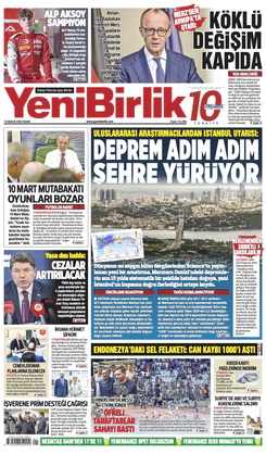 Yeni Birlik Gazetesi | 14 Aralık 2025