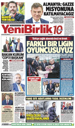 Yeni Birlik Gazetesi | 27 Aralık 2025