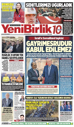 Yeni Birlik Gazetesi | 31 Aralık 2025