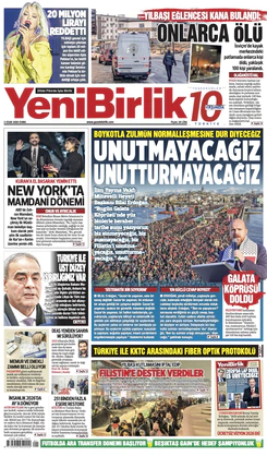 Yeni Birlik Gazetesi | 2 Ocak 2026