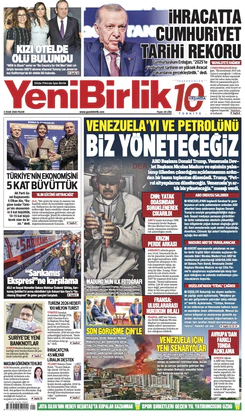 Yeni Birlik Gazetesi | 4 Ocak 2026