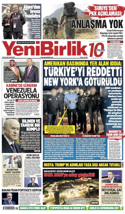 Yeni Birlik Gazetesi | 5 Ocak 2026