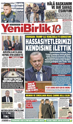 Yeni Birlik Gazetesi | 6 Ocak 2026