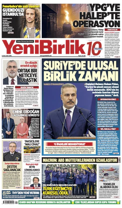 Yeni Birlik Gazetesi | 9 Ocak 2026