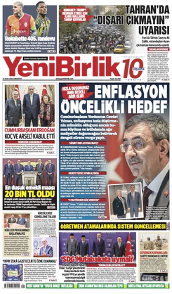 Yeni Birlik Gazetesi | 10 Ocak 2026