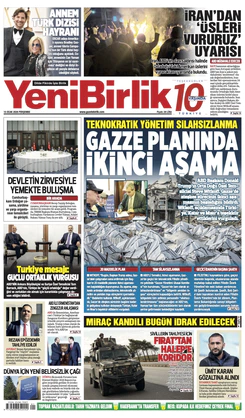 Yeni Birlik Gazetesi | 15 Ocak 2026