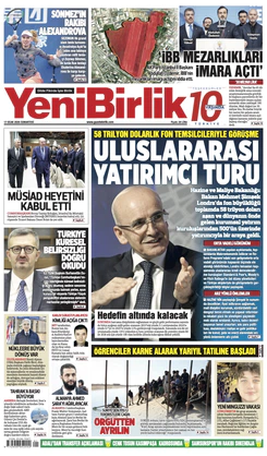 Yeni Birlik Gazetesi | 17 Ocak 2026
