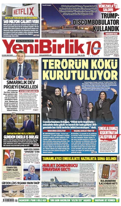 Yeni Birlik Gazetesi | 25 Ocak 2026