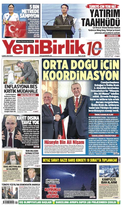 Yeni Birlik Gazetesi | 8 Şubat 2026