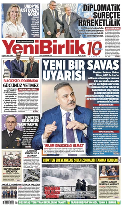 Yeni Birlik Gazetesi | 13 Şubat 2026