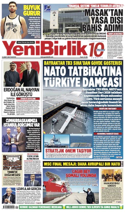 Yeni Birlik Gazetesi | 16 Şubat 2026