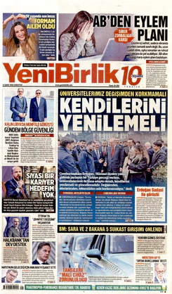 Yeni Birlik Gazetesi | 14 Şubat 2026