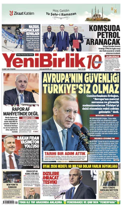 Yeni Birlik Gazetesi | 19 Şubat 2026