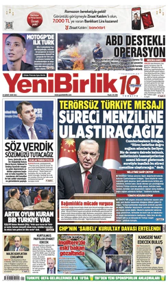 Yeni Birlik Gazetesi | 24 Şubat 2026