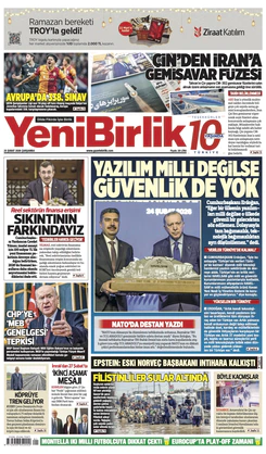 Yeni Birlik Gazetesi | 25 Şubat 2026