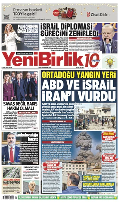 Yeni Birlik Gazetesi | 1 Mart 2026