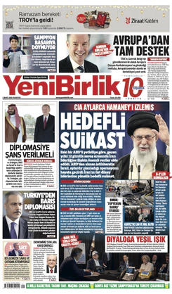 Yeni Birlik Gazetesi | 2 Mart 2026