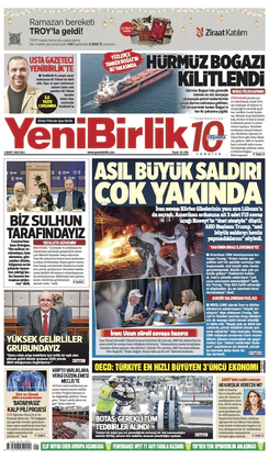 Yeni Birlik Gazetesi | 3 Mart 2026