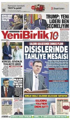 Yeni Birlik Gazetesi | 7 Mart 2026