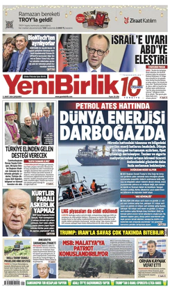 Yeni Birlik Gazetesi | 11 Mart 2026