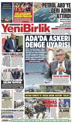Yeni Birlik Gazetesi | 20 Mart 2026